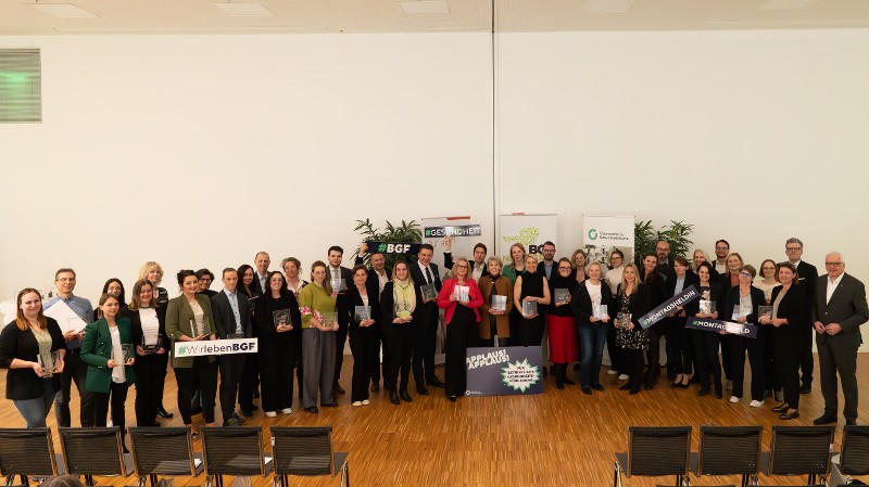 Teilnehmer der Gütesiegel-Verleihung in Wien 2024