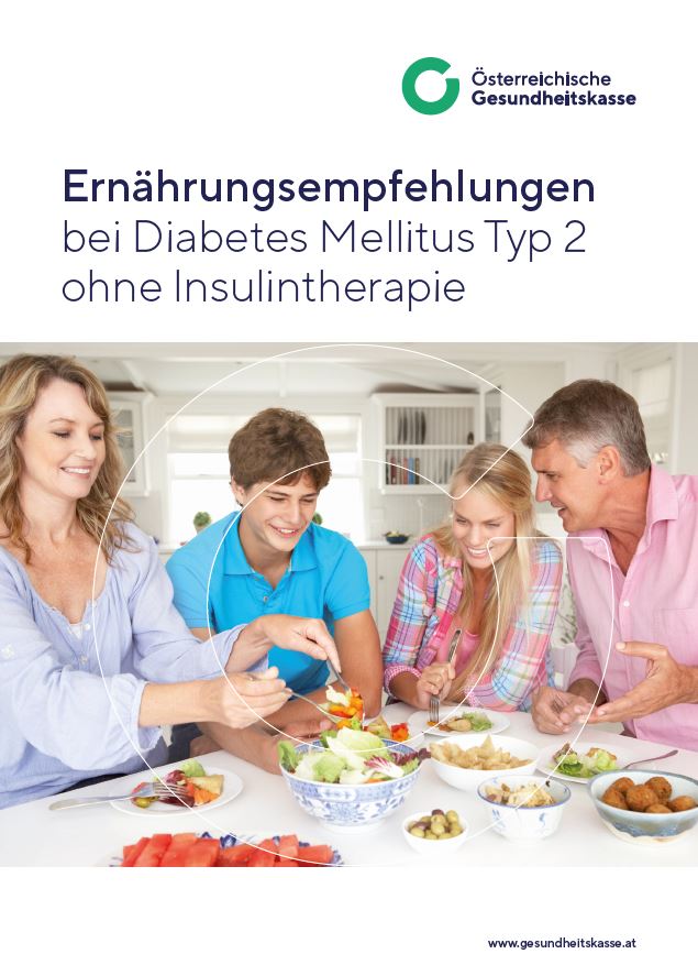 Ernährungsempfehlungen bei Diabetes mellitus Typ 2 ohne Insulintherapie-Titelseite