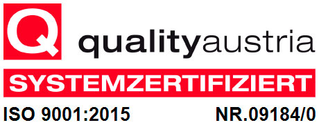 Zertifiziert nach EN ISO 9001:2015 Nr. 09184/0