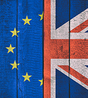 Flagge EU/Großbritannien, Foto: Aleksandrov/Shutterstock.com