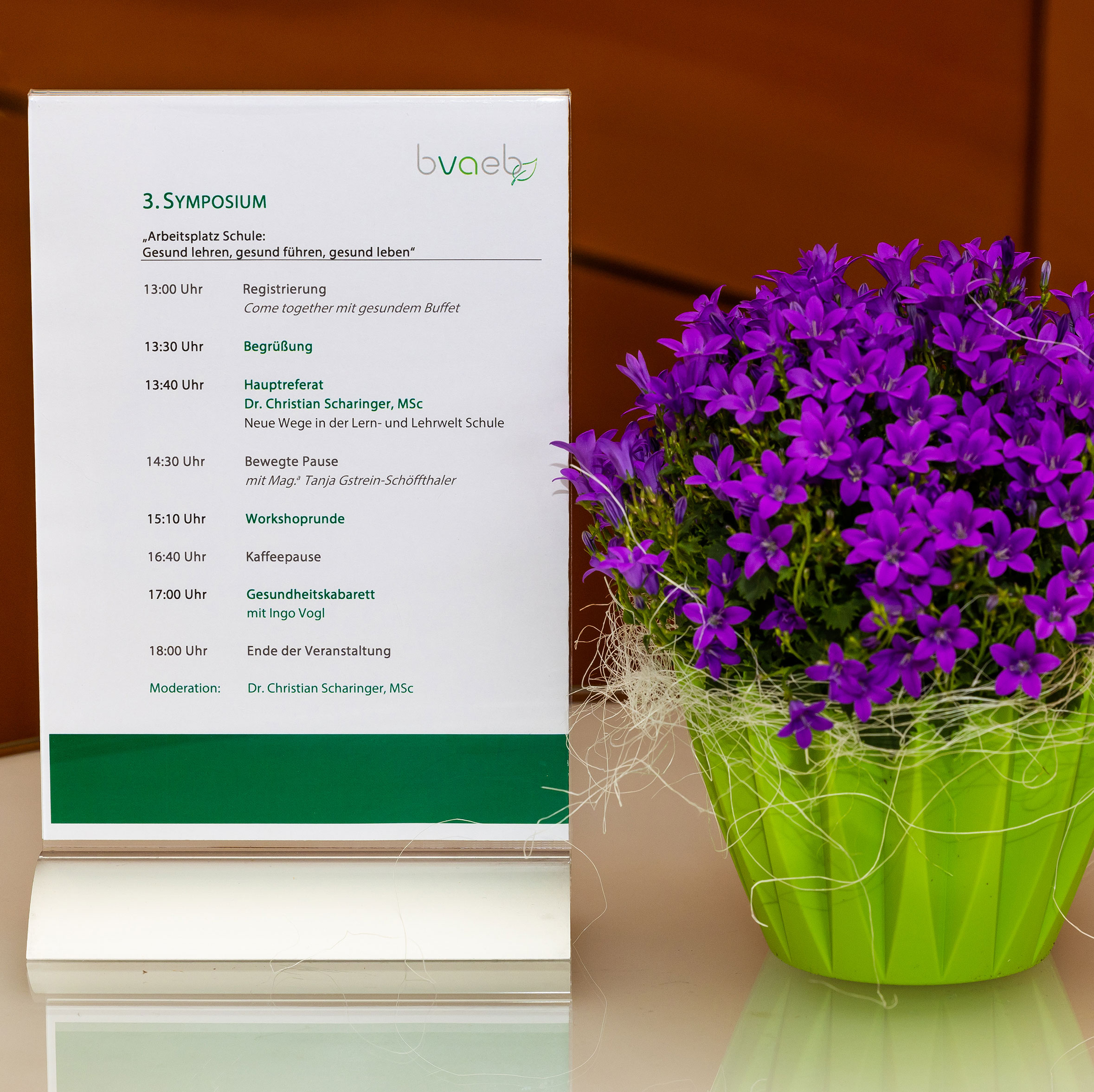 Mehr Informationen zum Thema: Gesunde Lern- und Lehrwelt Schule: 3. BVAEB-Symposium in Tirol