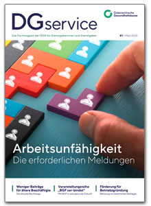 Mehr Informationen zum Thema: 'Magazin DGservice - März 2025'