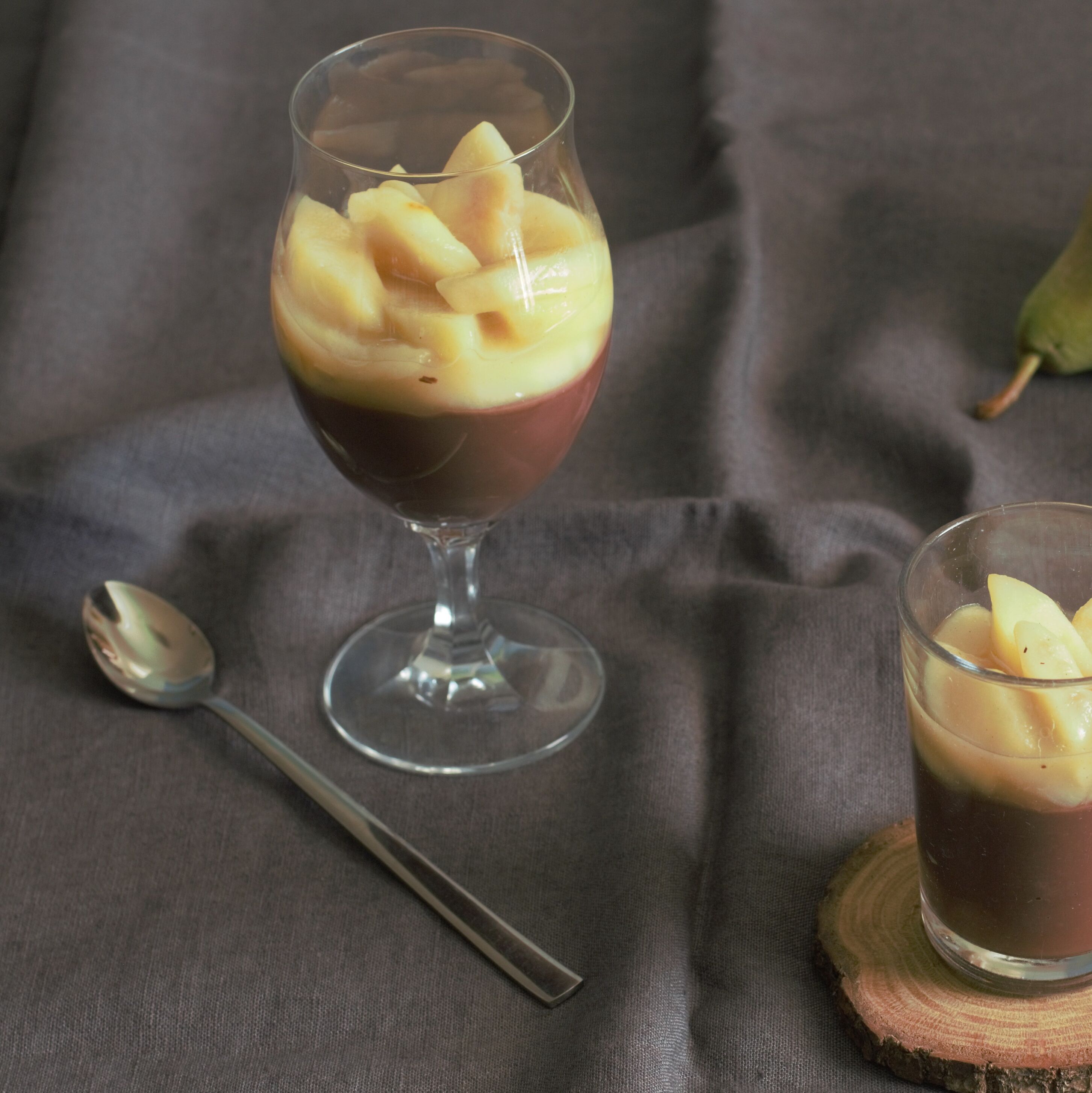 Mehr Informationen zum Thema: Schokocreme mit Birnen